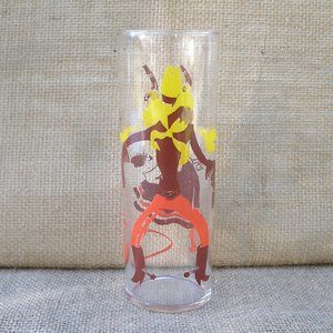 Vintage Cowboy & Cowgirl Glass Federal Glass